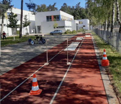 Changement de perspective - parcours pour personnes en fauteuil roulant